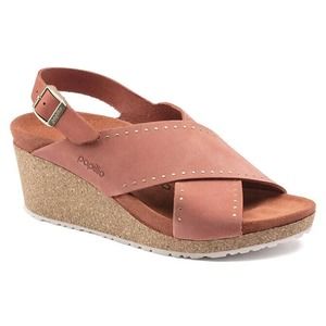 Papillio By Birkenstock Samira Nubuk Leather Wedge Sandal US5 EU36 1015920
